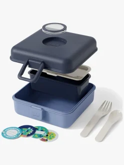 Monbento Spisetid-Snacky Bento Madkasse, Blue infinity