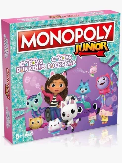 GabbysDollhouse Monopoly Junior Gabby's Dollhouse