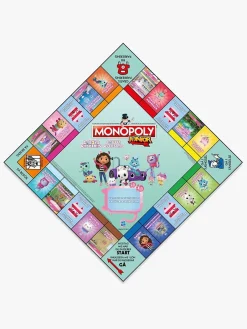 GabbysDollhouse Monopoly Junior Gabby's Dollhouse