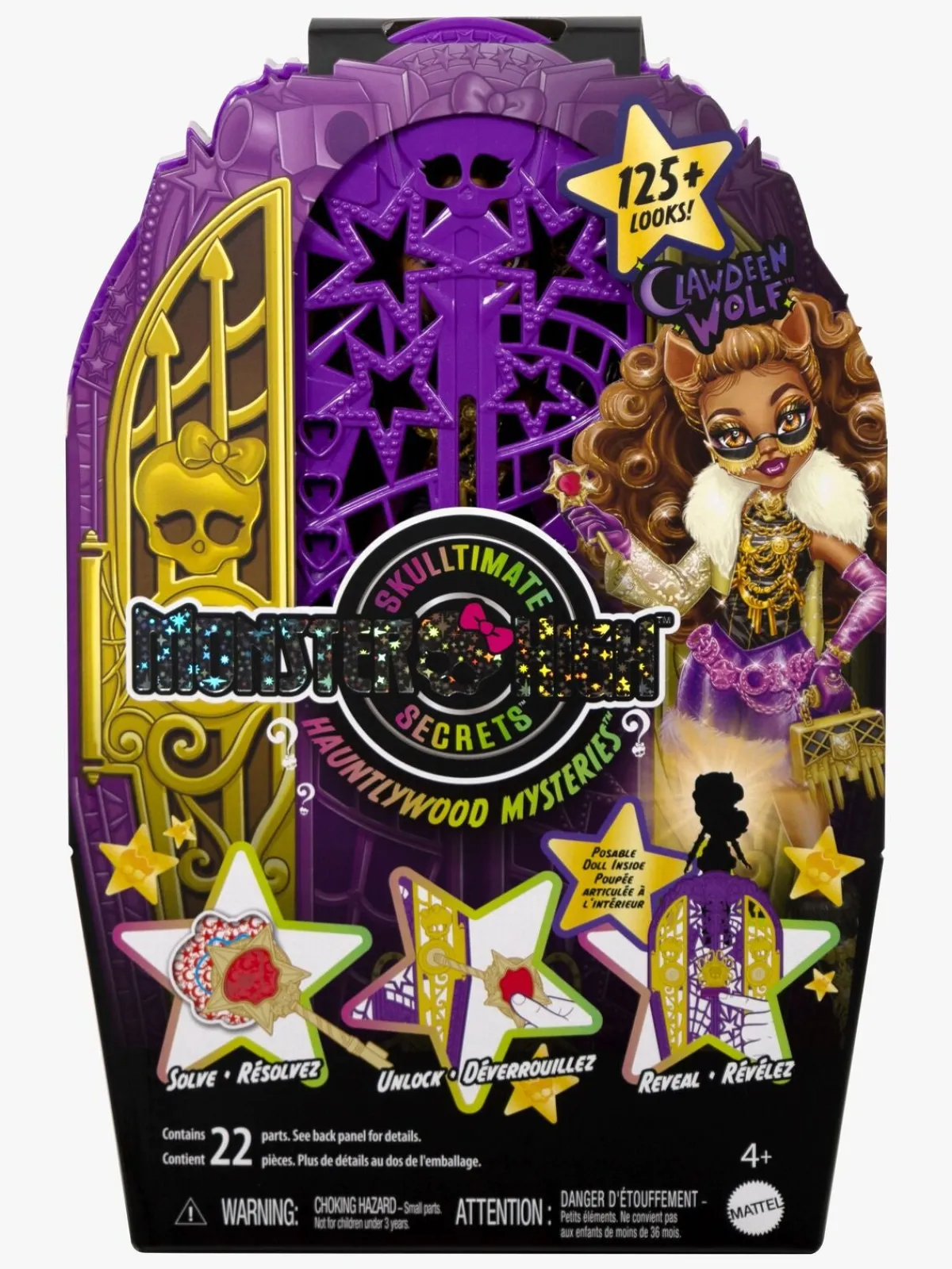 MonsterHigh Monster High Skulltimate Secrets Dukke Clawdeen