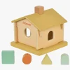 Trælegetøj|MooverToys Moover Toys IQ Puttekasse Hus, Brun