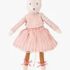 MoulinRoty Moulin Roty  Blød Dukke Mus Anna 28 cm