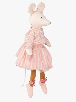 MoulinRoty Moulin Roty  Blød Dukke Mus Anna 28 cm