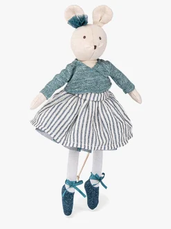 Dukker & Bamser|MoulinRoty Moulin Roty Blød Dukke Mus Charlotte 30 cm