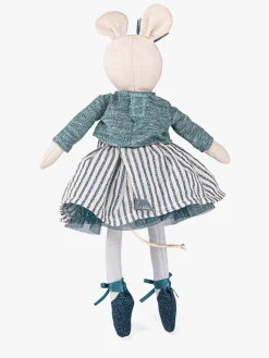 Dukker & Bamser|MoulinRoty Moulin Roty  Blød Dukke Mus Charlotte 30 cm