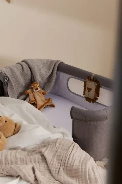 Børn Moweo ALEX Bedside Crib, Grå