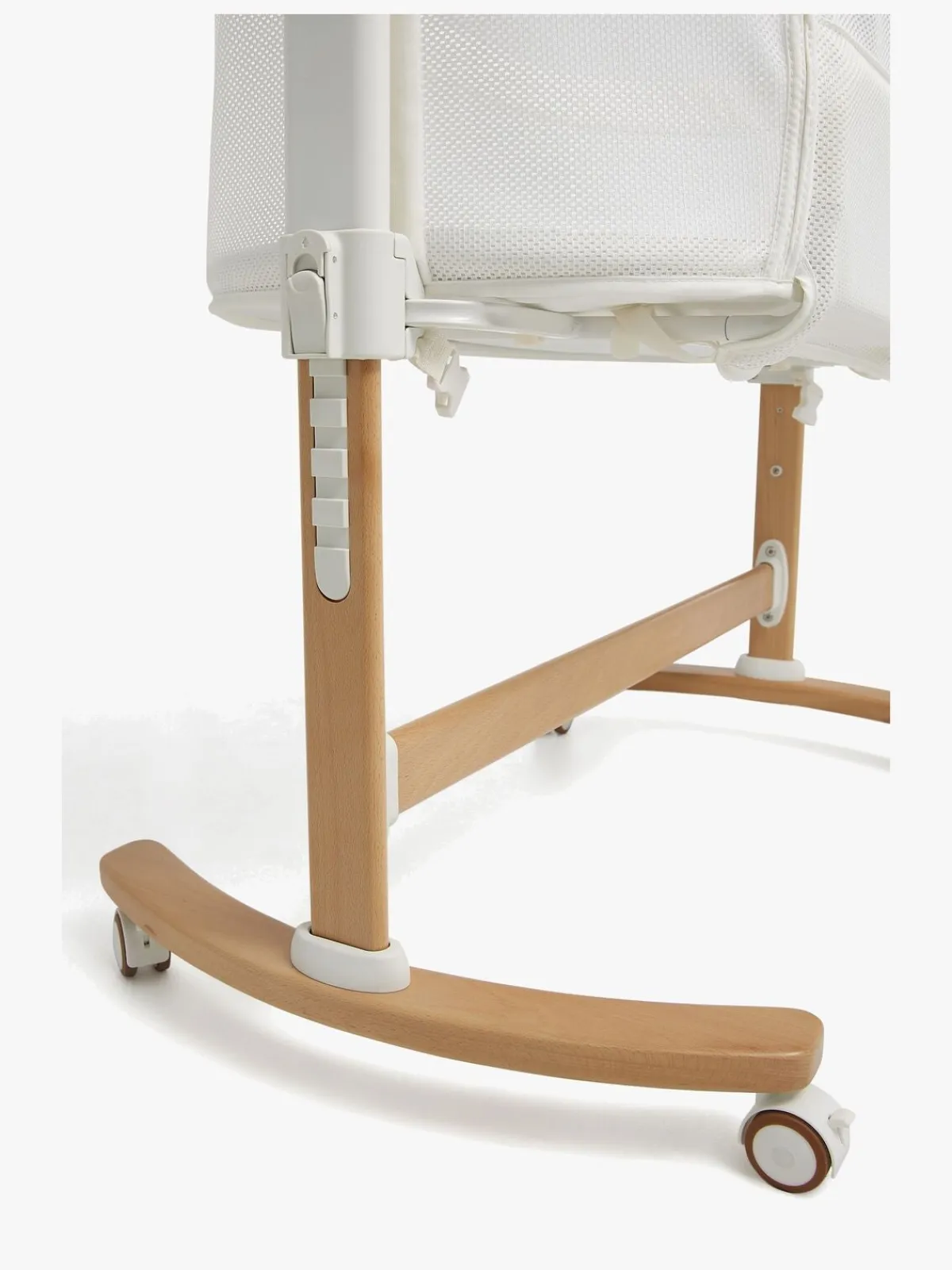 Børnesenge & Tilbehør|Moweo BLAKE Bedside Crib, Hvid