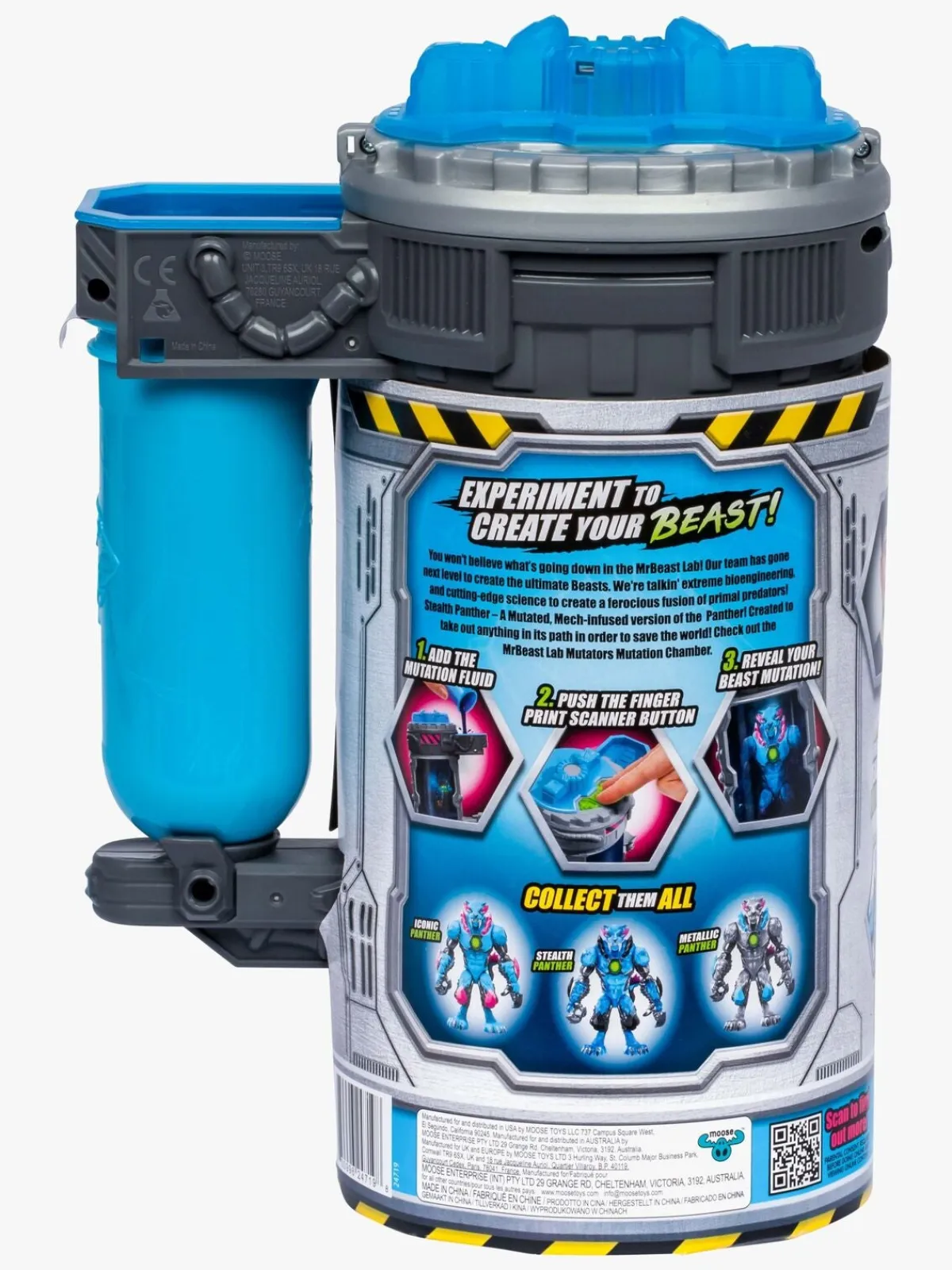 Legetøjsfigurer|BeastLab MrBeast Lab Mutators Legesæt Stealth Panther