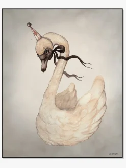 Interiør|MrsMighetto Mrs Mighetto Plakat Dear Swan 40x50 Flerfarvet