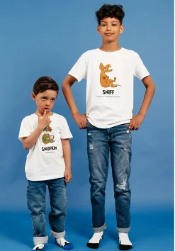 Børn Mumin Mumitroldene Karakter Erik T-shirt, Hvid