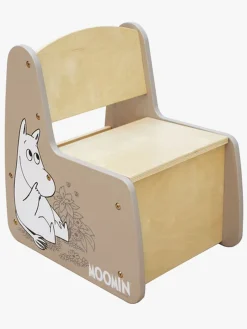 Børnemøbler|Mumin Mumitroldene Opbevaringsstol, Beige
