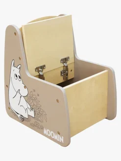 Børnemøbler|Mumin Mumitroldene Opbevaringsstol, Beige