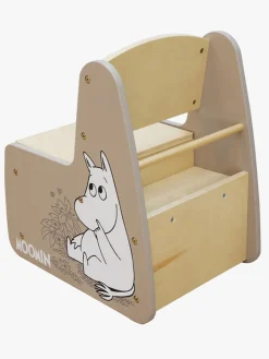 Børnemøbler|Mumin Mumitroldene Opbevaringsstol, Beige