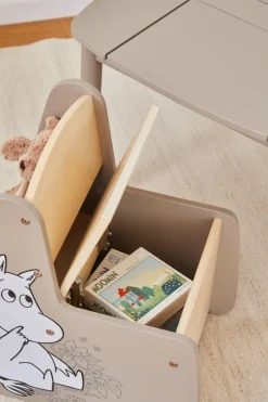 Børnemøbler|Mumin Mumitroldene Opbevaringsstol, Beige