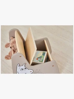 Børnemøbler|Mumin Mumitroldene Opbevaringsstol, Beige