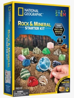 Eksperimenter & Videnskab|NationalGeographic National Geographic Eksperimentkasse Rock and Mineral Startkit