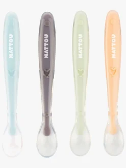 Nattou Soft Silicone Ske 4-pak