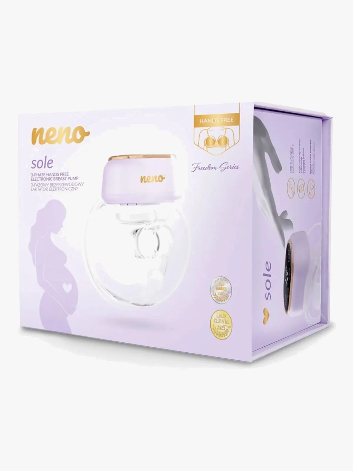 NENO Amning-Sole Elektrisk Brystpumpe Hands Free