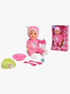 NewBornBaby New Born Baby Dukke med Kattedragt 30 cm