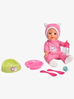 NewBornBaby New Born Baby Dukke med Kattedragt 30 cm