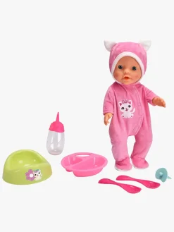 NewBornBaby New Born Baby Dukke med Kattedragt 30 cm