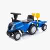 NewHolland Pedal- & Gåbiler-New Holland Gåbil med Trailer, Blå
