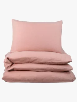 Børn NGBaby NG Baby Sengesæt Tremmeseng Musselin 100x130, Dusty Rose