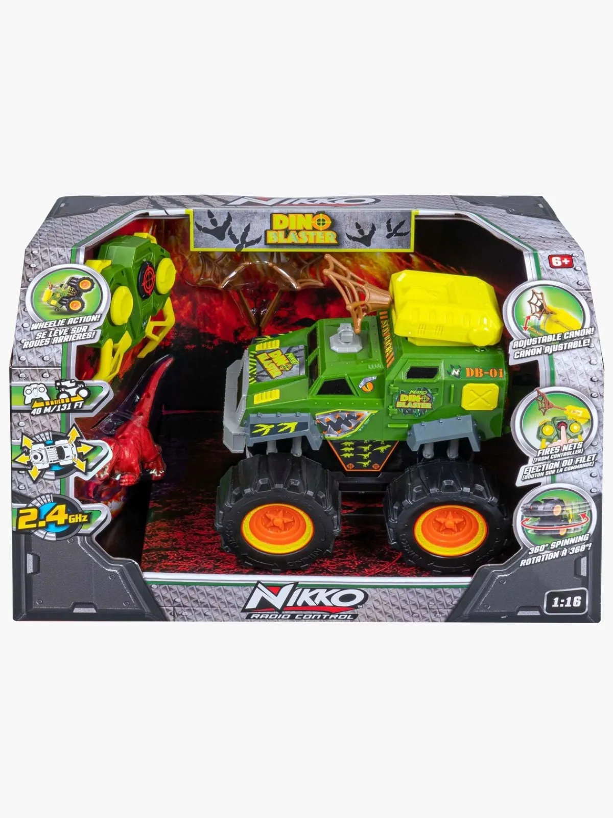 Fjernstyret|Nikko Fjernstyret Bil Dino Blaster