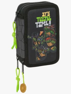 Turtles Ninja Tredelt Penalhus, Grå/Sort