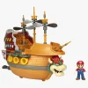 SuperMario Legetøjsfigurer-Nintendo Super Mario Bowsers Skib Deluxe Legesæt