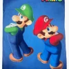 Børn SuperMario Nintendo Super Mario Fleecetæppe, Blå