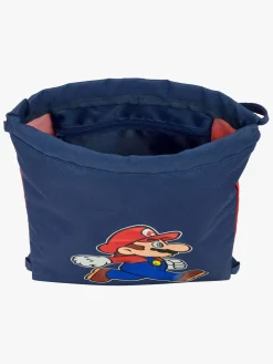 Børn SuperMario Nintendo Super Mario Gymnastikpose Trick, Mørkeblå/Rød