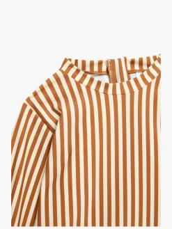 Børn Nordbjrn Uv & Strand-Nordbjørn Almö UV-Sæt, Brown Stripe