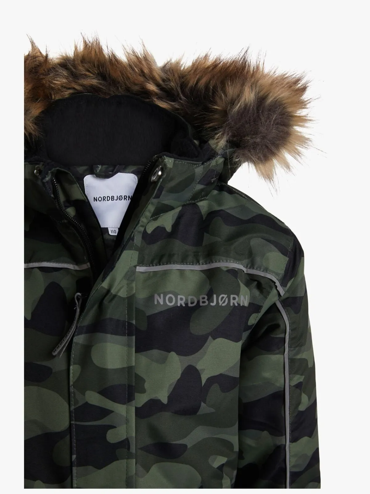 Børn Nordbjrn Overtøj-Nordbjørn Arctic Flyverdragt, Hide and Seek Green