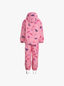 Regntøj|Nordbjrn Nordbjørn Öckerö Foret Regnsæt, Shapes Sea Pink