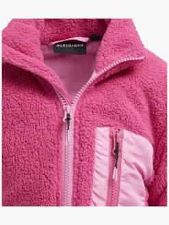 Børn Nordbjrn Fleecetøj-Nordbjørn Dakota Fleecetrøje, Fuchsia
