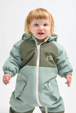 Børn Nordbjrn Nordbjørn Fernie Babyflyverdragt, Beetle/Slate Grey