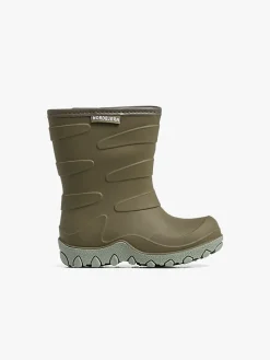 Børn Nordbjrn Nordbjörn Grundsund Forede Gummistøvler, Dark Olive