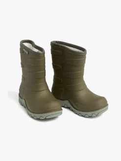 Børn Nordbjrn Nordbjörn Grundsund Forede Gummistøvler, Dark Olive