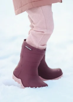 Børn Nordbjrn Nordbjörn Grundsund Forede Gummistøvler, Oxblood