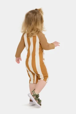 Uv & Strand|Nordbjrn Nordbjörn Hönö UV-Dragt, Brown Stripe