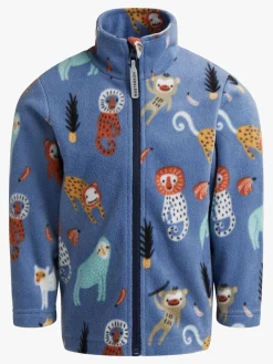 Børn Nordbjrn Nordbjørn Malö Fleecetrøje, Monkey Buisness Country Blue