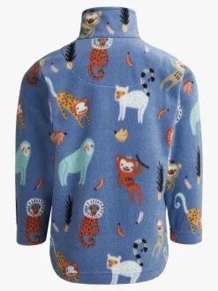 Børn Nordbjrn Nordbjørn Malö Fleecetrøje, Monkey Buisness Country Blue