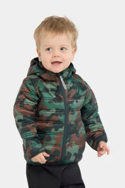 Overtøj|Nordbjrn Nordbjørn Milano Letvægtsjakke, Camo Splash Classic Grøn/Brun