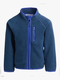 Børn Nordbjrn Fleecetøj-Nordbjørn Mollösund Fleecetrøje, Insigna Blue