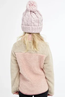 Børn Nordbjrn Fleecetøj-Nordbjørn Montana Fleecetrøje, Dusty Rose