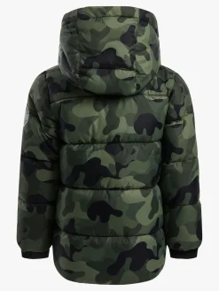 Børn Nordbjrn Vintertøj|Overtøj-Nordbjørn Nevada Dynejakke, Camo Green