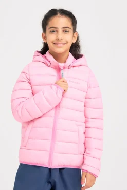 Børn Nordbjrn Overtøj-Nordbjørn Odense Dynejakke, Pink