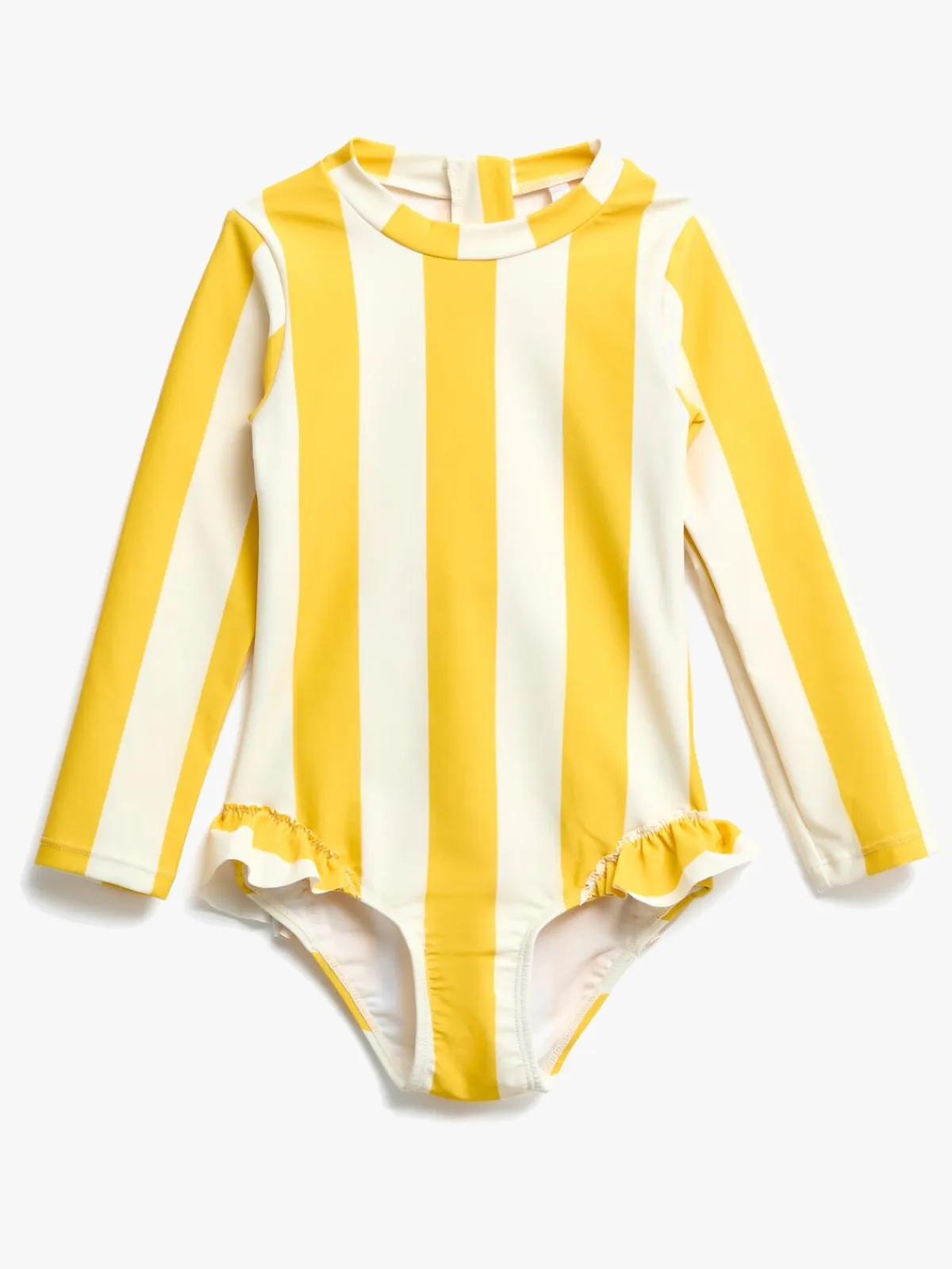 Uv & Strand|Nordbjrn Nordbjörn Sandsjön UV-Badedragt, Yellow Stripe