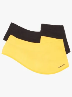 Børn Nordbjrn Nordbjørn Sarek Halsedisse Fleece 2-pak, Black/Banana